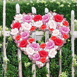 Valentine Heart Holiday Door Wreath by G. DeBrekht - Love Family Kids Decor - 8185308H