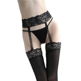Ladies Lace One Piece Garter Lingerie Set - Lootquake