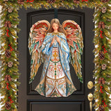 Elegant Angel of Hope Holiday Door Decor by G. Debrekht - Nativity Holiday Decor - 8611073H