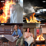 Manta esencial de seguridad contra incendios (1 unidad): portátil, reutilizable y resistente al calor para extinción de emergencia en casa, cocina, chimenea, escuela, barbacoa, coche y oficina. Solución compacta, duradera y fácil de usar.