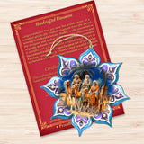 Three King's Journey Snowflake Wooden Ornaments by G. Debrekht - Nativity Holiday Decor - 8688438
