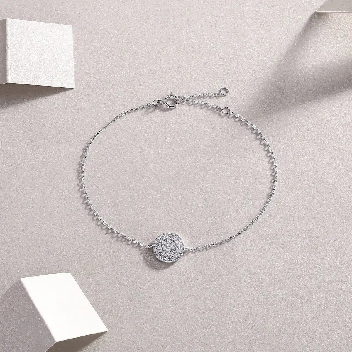 Luxury Fashion Mossan Diamond S925 Silver Bracelet - Lootquake