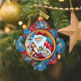 Nativity Workshop Sculpted Hand-Painted Christmas Ornament by G. DeBrekht - Nativity Holiday Decor - 6102415