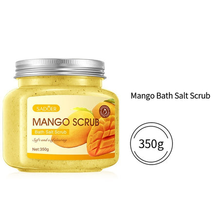 Fruit Bath Salt Scrub Cream Exfoliating Body Care - Lootquake