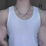 Fashionable New European And American Gothic Bird Skull Necklace - Lootquake