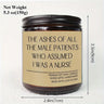 1pc Round Single-wick Scented Candle, 5.3Oz, Soy Wax, Beeswax, with Bow, in Glass Bottle, Extra Long Burn Time (12 Hours Or More), for Birthday, Labor and Delivery Nurse, Nurse Practitioner, Nursing School Student, Paramedic,
