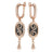 French Hollow Pattern Heart-shaped Earrings - Lootquake