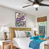 Everlasting Friendship Hummingbirds Wooden Wall Art by J. Bergsma - Nature Wildlife Decor  - 8592936BP-JB