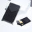 Metal Card Holder, Money Clip Aluminum Alloy Lycra Cloth - Lootquake