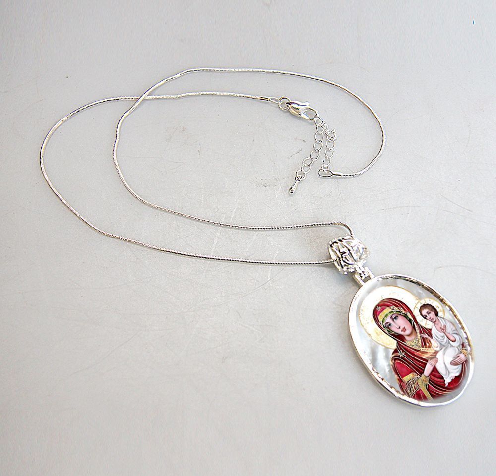 Collar de Madreperla Plateado "Dama de la Luz" - 43029