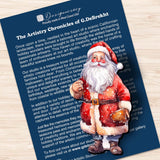 Santa Decorative Wooden Clip-on Ornaments Set of 3 by G. Debrekht - Christmas Decor - 8091009C-S3