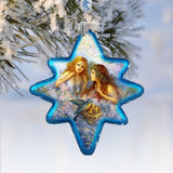 Flower Fairies North Star Glass Ornament by Strelkina at G. DeBrekht - Christmas Decor - 755-048