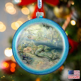 Mer Angel Glass Ornament by Josephine Wall - Coastal Sea-Life Decor - 744-411-JW
