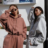 New Style Autumn And Winter Women's New Casual Hoodie Coat Sports Suit - Lootquake