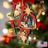 Adornos de madera para la Natividad de G. DeBrekht - Decoración navideña - 8121461