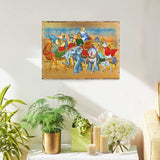 Three Kings Block Wooden Gold Plated Religious Christian Sacred Icon - Inspirational Icon Decor - 85039