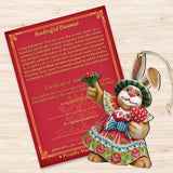 Mamie Bunny Wooden Ornaments Easter by G. DeBrekht - Easter Spring Decor - 8154421