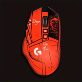 Pegatina protectora personalizable para ratón gaming G502: ajuste preciso, textura mate, no incluye batería