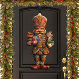 Charming Clara and Nutcracker Prince Holiday Door Decor by G. Debrekht - Christmas Decor - 8611059H