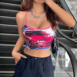 Ladies' Printed Fashionable Slimming Versatile Tank Top - Lootquake
