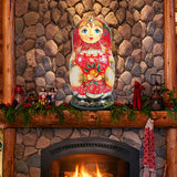 Nesting Doll Matreshka Holiday Door Decor by G. DeBrekht - Christmas Decor - 8115010H