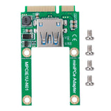 mSATA to USB Conversion Card Mini PCI-E Expansion Converter Adapter USB2.0 mPCI-E - Lootquake