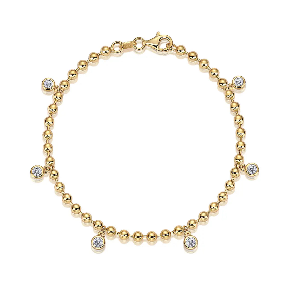 Luxury Fashion Mossan Diamond S925 Silver Bracelet Comparable To Natural Diamonds - Lootquake