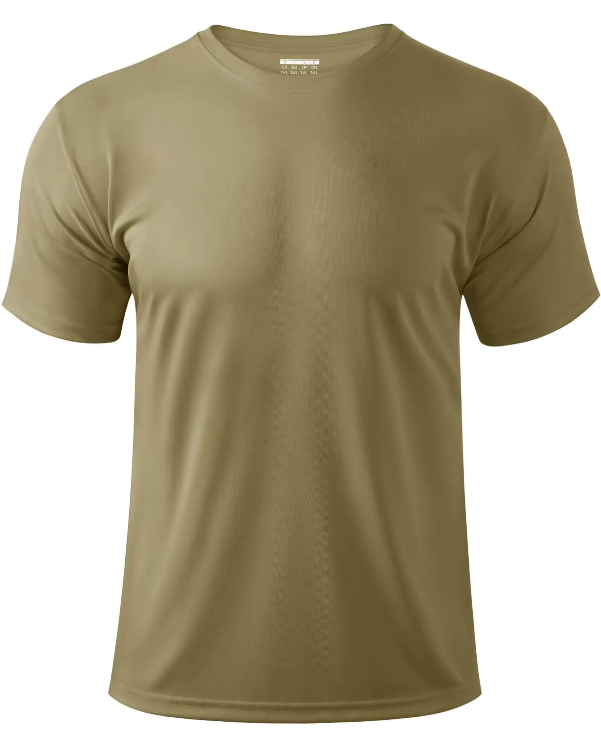 Boladeci Sun Shirts for Men Uv Shirts for Men Rash Guard Short Sleeve Olive Drab SPF Shirts for Men Athletic Shirts Sun Protection Hiking Work Mens Tee Shirts Small Swim Top - Lootquake