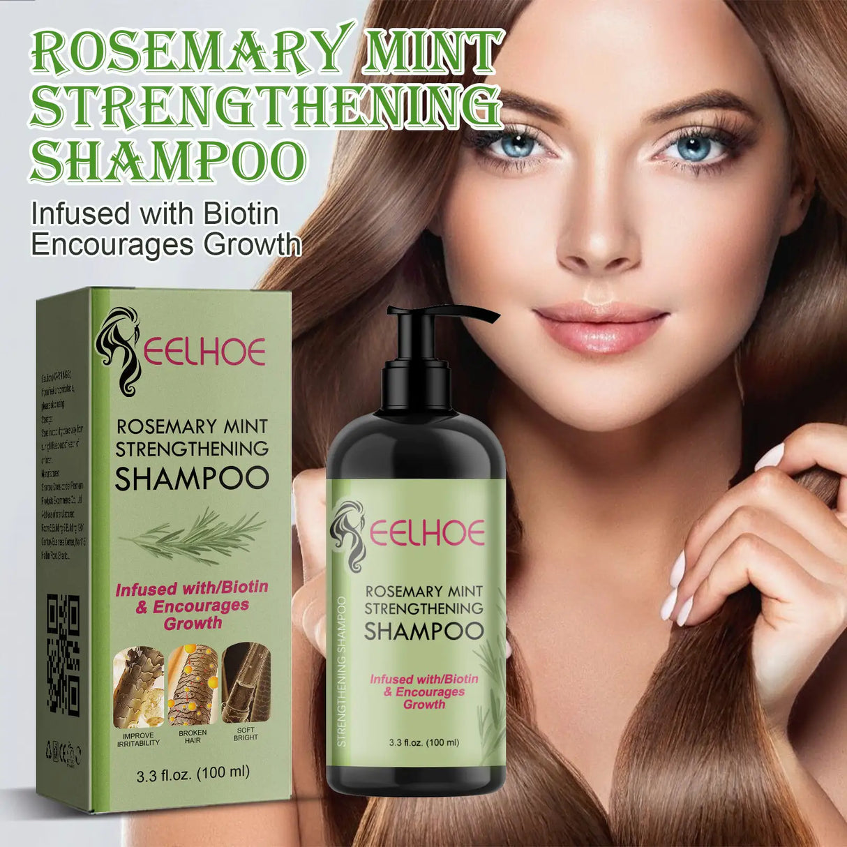 EELHOE Hair Enrichment  Moisturizes Hair Repair Hair Root Thickening Hairline Strengthening Hair Treatment - Lootquake