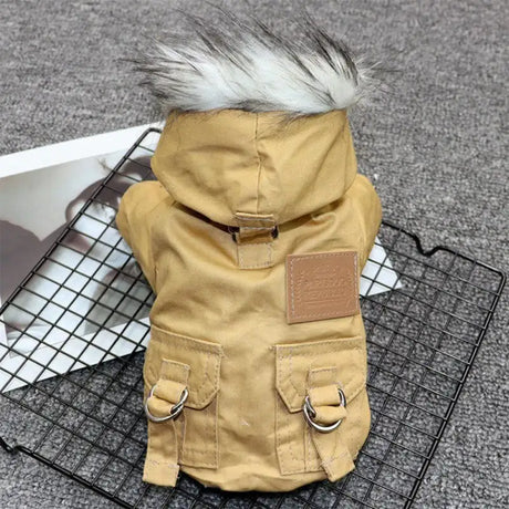 Double-layer plus fleece pet clothes - Lootquake
