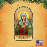 Adorno religioso ortodoxo de la Madre de Dios, Ternura, icono sagrado - Decoración inspiradora - 87012