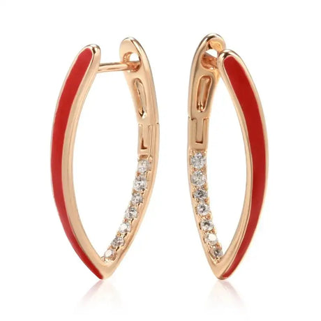 Japanese And Korean Fashion Blue Crystal Earrings - Lootquake