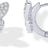 Fashion Copper Inlaid Zirconium Butterfly Ear Ring Niche - Lootquake