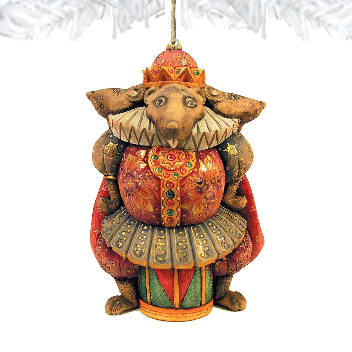 Jester Wooden Ornaments by G. DeBrekht - Thanksgiving Halloween Decor - 8153310