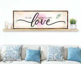 The Secret Ingredient Is Always Love - Wooden Contemporary Sign - Living Room Decor - Farmhouse Décor - Inspirational Wall Art - 310316