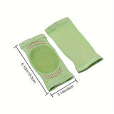 Calcetines de silicona suaves e hidratantes para el talón (2 o 4 unidades) para piel seca, agrietada y endurecida. Calmante para el talón para hombres y mujeres. Sin perfume, cómodos, transpirables y suaves para la piel.