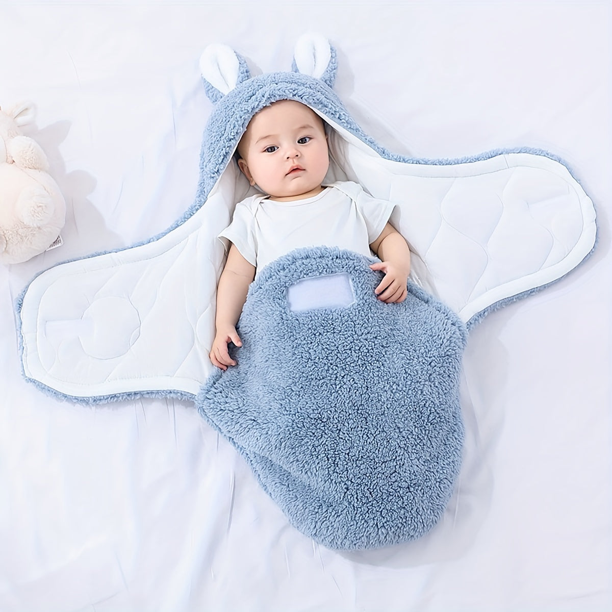 Gigoteuse luxueuse et douce pour bébé - Couverture douillette et chaleureuse pour les 0 à 6 mois - Gigoteuse sécurisée pour filles et garçons - Cadeau unisexe idéal pour Noël, Halloween et Thanksgiving