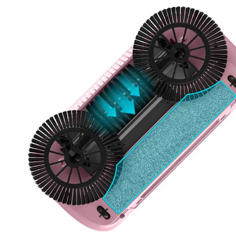 Hand Push Sweeper Household Broom Dustpan Mop Floor All-in-one Machine Gift Mop Sweeper - Lootquake