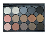 15-Color Earth Tone Eyeshadow Palette: Smoky Eye Beauty Tool