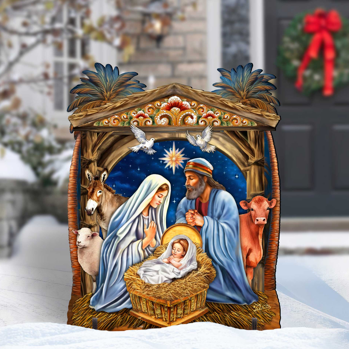 Nativity Outdoor Décor Yard Décor by G. Debrekht - Nativity Holiday Décor - 852761F