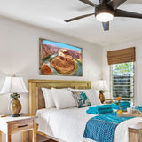 Canyon Island Art Wooden Wall Art by Nature Wonders - Nature Wildlife Decor  - 95282B