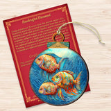 Beach Themed Ornaments - Rainbow Fish Wooden Ornaments by G.Debrekht Coastal Holiday Decor - 8688178