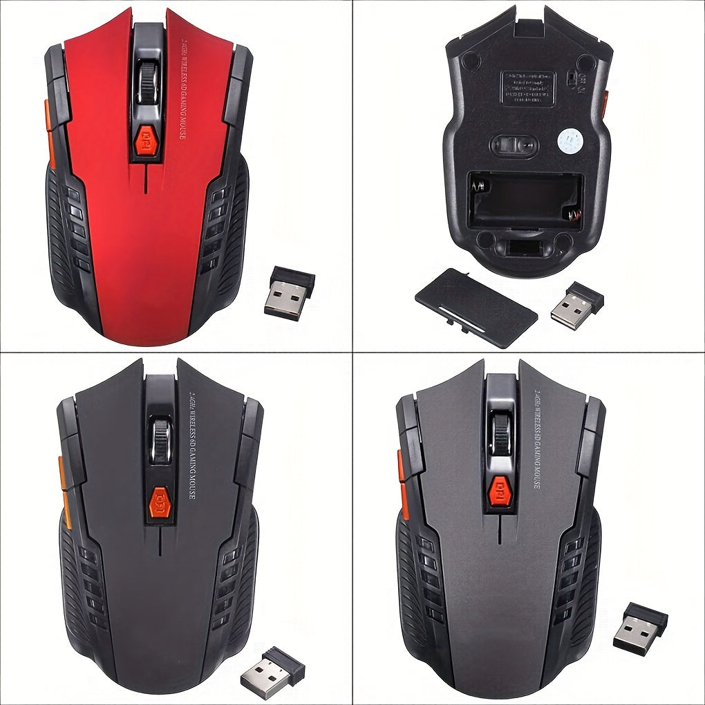 Souris de jeu sans fil ConnectFit 2,4 GHz avec récepteur USB – Compatible avec Windows 7/2000/XP/Vista, idéale pour les accessoires PC et ordinateurs portables