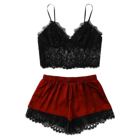 Sexy lingerie sexy women's split lace lingerie sexy suit - Lootquake