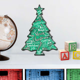 Merry Christmas Tree Holiday Door Decor - Christmas Decor - 8198112-2H