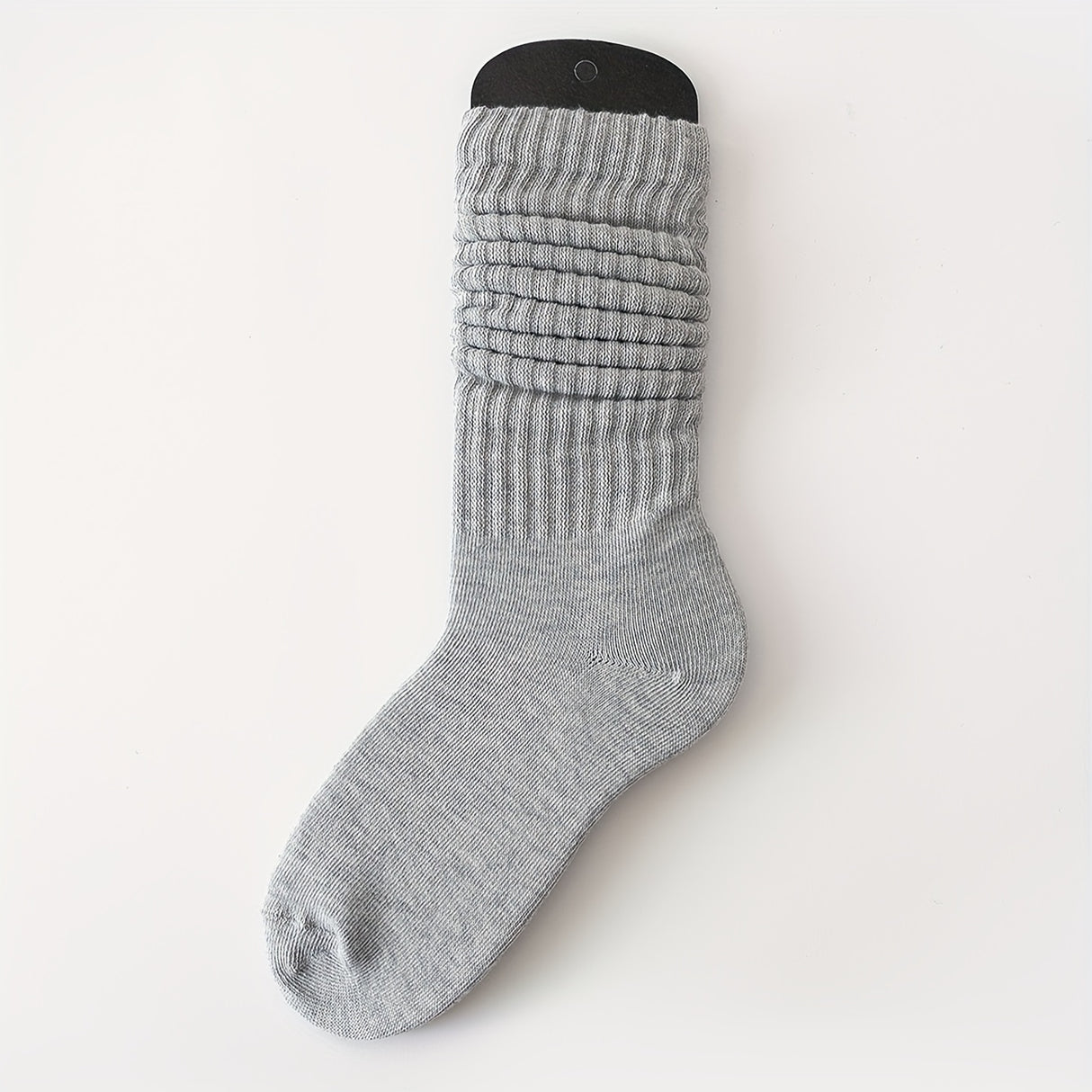 Lot de 3 paires de chaussettes mi-mollet classiques pour femme, grandes tailles, confortables et souples, pour un usage quotidien