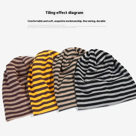 Big Head Circumference Trendy Men Pure Cotton Breathable Pullover Hat - Lootquake