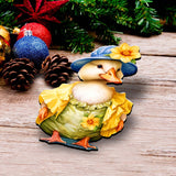 Easter Ducks Decorative Wooden Clip-on Ornaments Set of 3 by G. Debrekht - Easter Decor - 8091043C-S3
