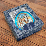 Adorno de cristal "Deer Love" de G. DeBrekht - Decoración navideña con temática de vida silvestre - 756-011