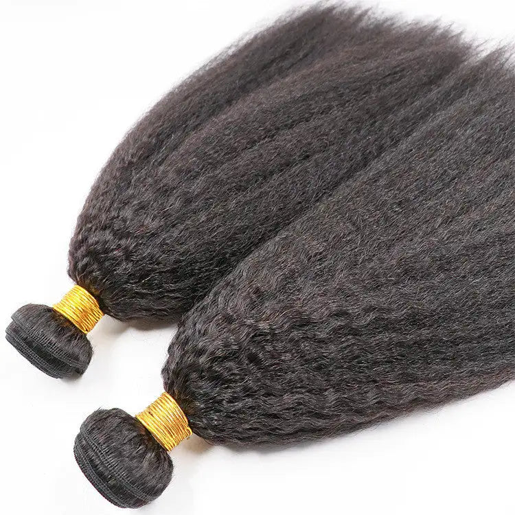 Natural Human Synthetic Fiber Wig Hair Curtain - Lootquake